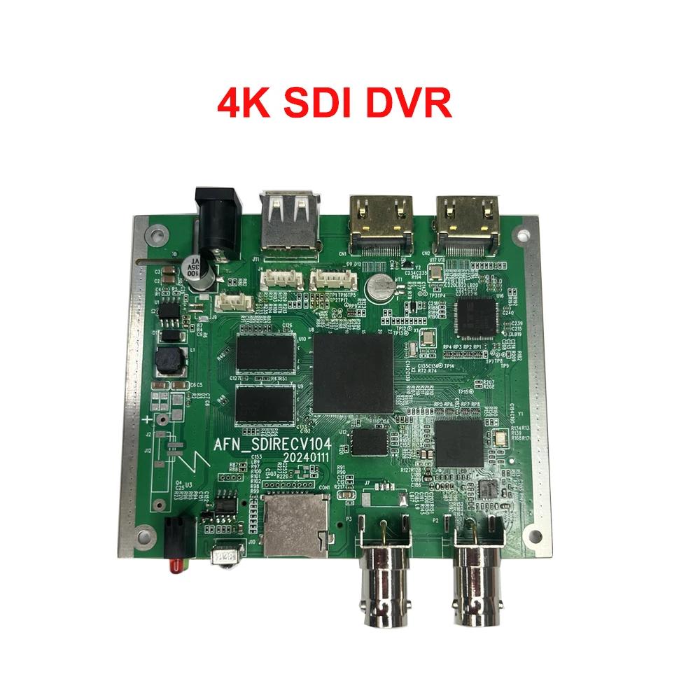 SDI DVR to HDMI 1080P  4K HDMI 3G-SDI Է A/V ȭ IR  , H.264 / H.265 SDI ƿ ÷ ũ, USB HDD